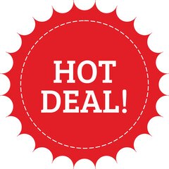 Hot Deal vector