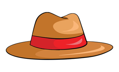 A hat isolated on white background