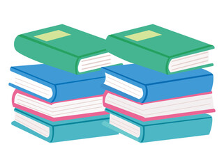 A heap of books illustration