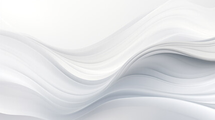 Soft waves from white to silver, sleek, graceful design.