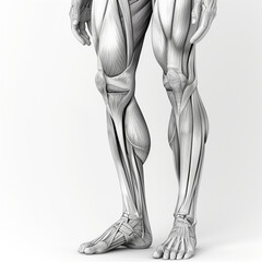 Anatomy - Human Leg - 3d Model