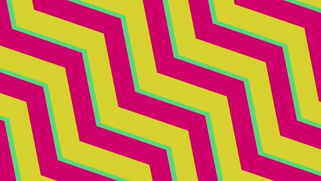 A combination of wavy colors 