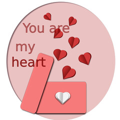 Valentine's day, heart, holiday