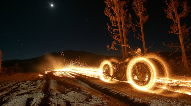 Motoride to summit of Etna volcano.