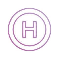 patient bed icon with white background vector stock illustration