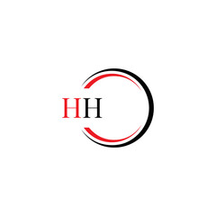 HH logo. H H design. White HH letter. HH, H H letter logo SET design. Initial letter HH linked circle uppercase monogram logo. H H letter logo SET vector design. HH letter logo design 