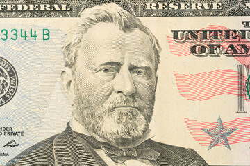 grant on the fifty dollar bill