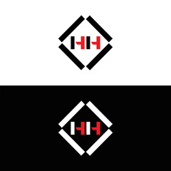 HH logo. H H design. White HH letter. HH, H H letter logo SET design. Initial letter HH linked circle uppercase monogram logo. H H letter logo SET vector design. HH letter logo design 