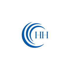 HH logo. H H design. White HH letter. HH, H H letter logo SET design. Initial letter HH linked circle uppercase monogram logo. H H letter logo SET vector design. HH letter logo design 