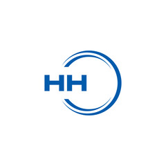 HH logo. H H design. White HH letter. HH, H H letter logo SET design. Initial letter HH linked circle uppercase monogram logo. H H letter logo SET vector design. HH letter logo design 