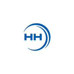 HH logo. H H design. White HH letter. HH, H H letter logo SET design. Initial letter HH linked circle uppercase monogram logo. H H letter logo SET vector design. HH letter logo design 