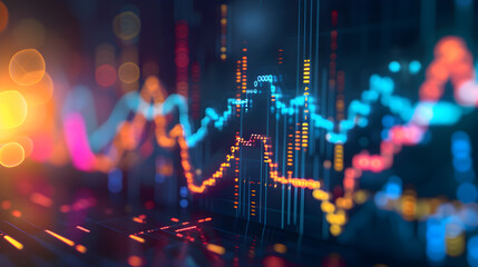 Abstract Visualization of Data Analysis and Financial Markets