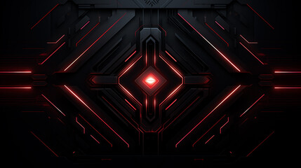 Red Tech Glowing Background Texture
