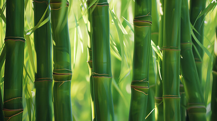 Bamboo Bliss, image capturing the dynamic and implied movement