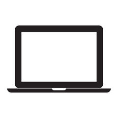Desktop computer icon pictogram vector. Laptop icon. Laptops or notebook computer. Device icon  icon for apps and websites. Vector illustration. 11:11