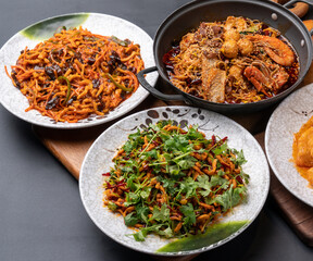 Chinese style, Sweet and Sour Pork, Mara Longsha, Mara Tang, Mapa Tofu, Hyangra Daeha, Mala Ssangguo, Eohyang Yukseul, Hyangra Yukseul