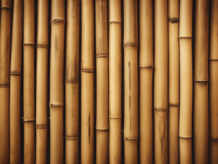 Bamboo wall background. The naturalness of the room or house walls or other furniture