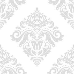 Classic seamless vector pattern. Damask orient ornament. Classic vintage background. Orient light pattern for fabric, wallpapers and packaging