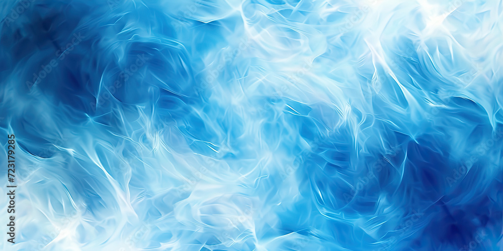 Aufkleber azure dreams: a tranquil blue background with soft cloud patterns
