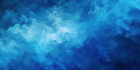 Azure Dreams: A Tranquil Blue Background with Soft Cloud Patterns - obrazy, fototapety, plakaty
