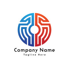 O letter creative logo design