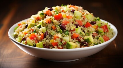 Nutritious swap: Quinoa salad takes on macaroni salad with edamame