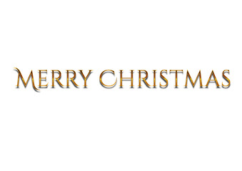 Merry christmas hand lettering calligraphy isolated on white background. Vector holiday illustration element. Merry Christmas script calligraphy