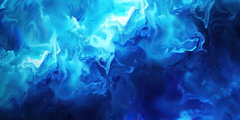Obraz premium Azure Abyss: Abstract Background with Azure Blue and Abyssal Depths Inspired by the Ocean