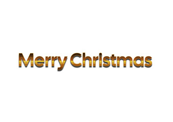 Merry christmas hand lettering calligraphy isolated on white background. Vector holiday illustration element. Merry Christmas script calligraphy