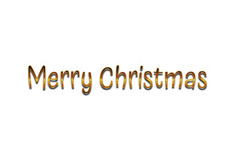 Merry christmas hand lettering calligraphy isolated on white background. Vector holiday illustration element. Merry Christmas script calligraphy