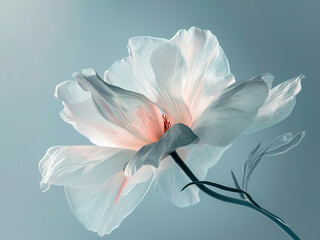 X-ray of beautiful white flower