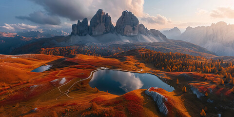 landscape in the mountains