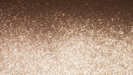 Abstract background with 3D magic brown bronze gold. Shine glow glossy glitter luxury particles. Texture wallpaper golden rain footage 4k