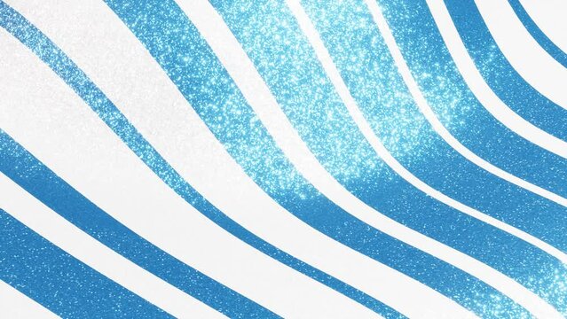 3d abstract shimmer shine glow glitter neon y2k retro blue striped background with stripes. Zebra texture. Light ocean liquid waves. Animation 30fps 4k loop	