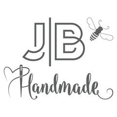 Professional and modern illustration of an alphabet logo with the bee and script font