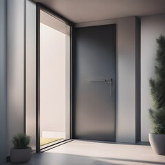 Contemporary Modern Door. Front door