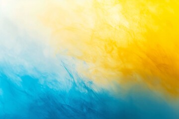 abstract_background yellow and blue gradient on white - Powered by Adobe