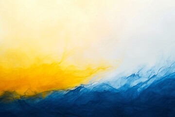 abstract_background yellow and blue gradient on white