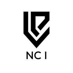 NCI Letter logo design template vector. NCI Business abstract connection vector logo. NCI icon circle logotype.
