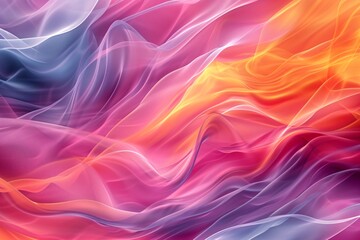 abstract background with flowing waves