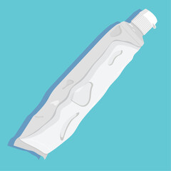 Squished Toothpaste Tube