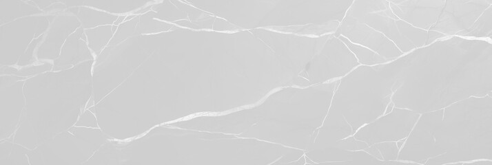 Grey grunge banner. Abstract stone wall texture background. Close-up shot with gray veins. Light rock backdrop with copy space for designs