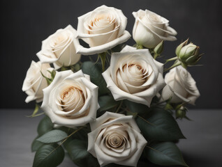 Gift a bouquet of roses to show your love to someone special. For Valentine's Day - Ai generated