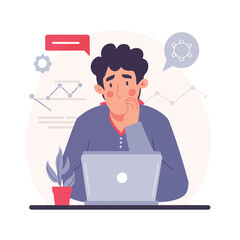 businessman with laptop