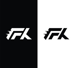 Monogram FX Letter Logo Design. Usable for Business Logo. Logo Element