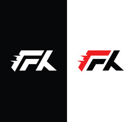 Monogram FX Letter Logo Design. Usable for Business Logo. Logo Element