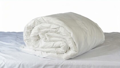 Obraz premium White folded duvet 