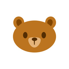 Adorable Bear, Cute Cartoon Bear Face