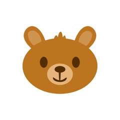 Adorable Bear, Cute Cartoon Bear Face