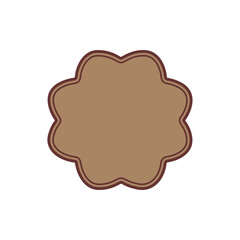 retro vintage sticker label